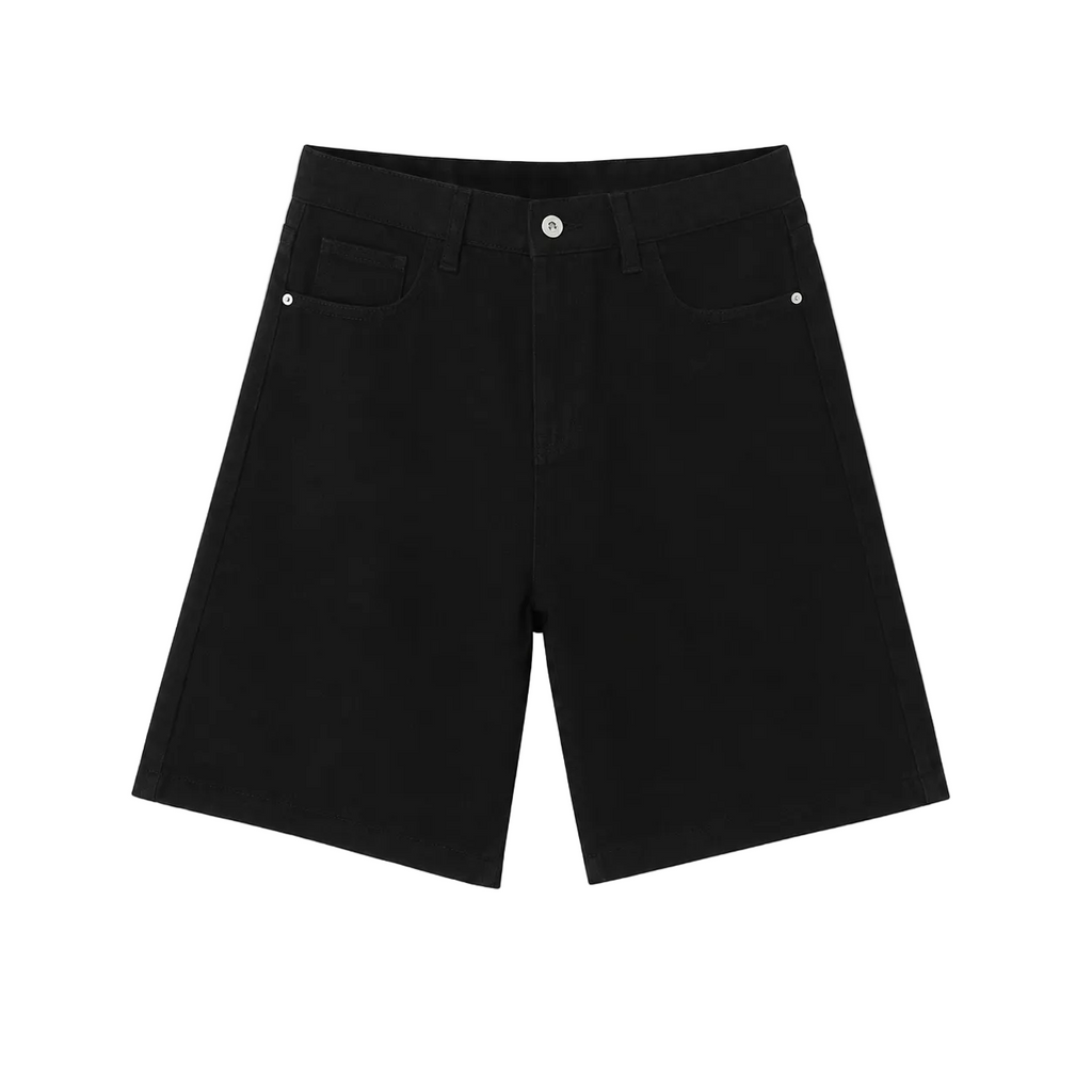 SHORT BAGGY DENIM - Noir
