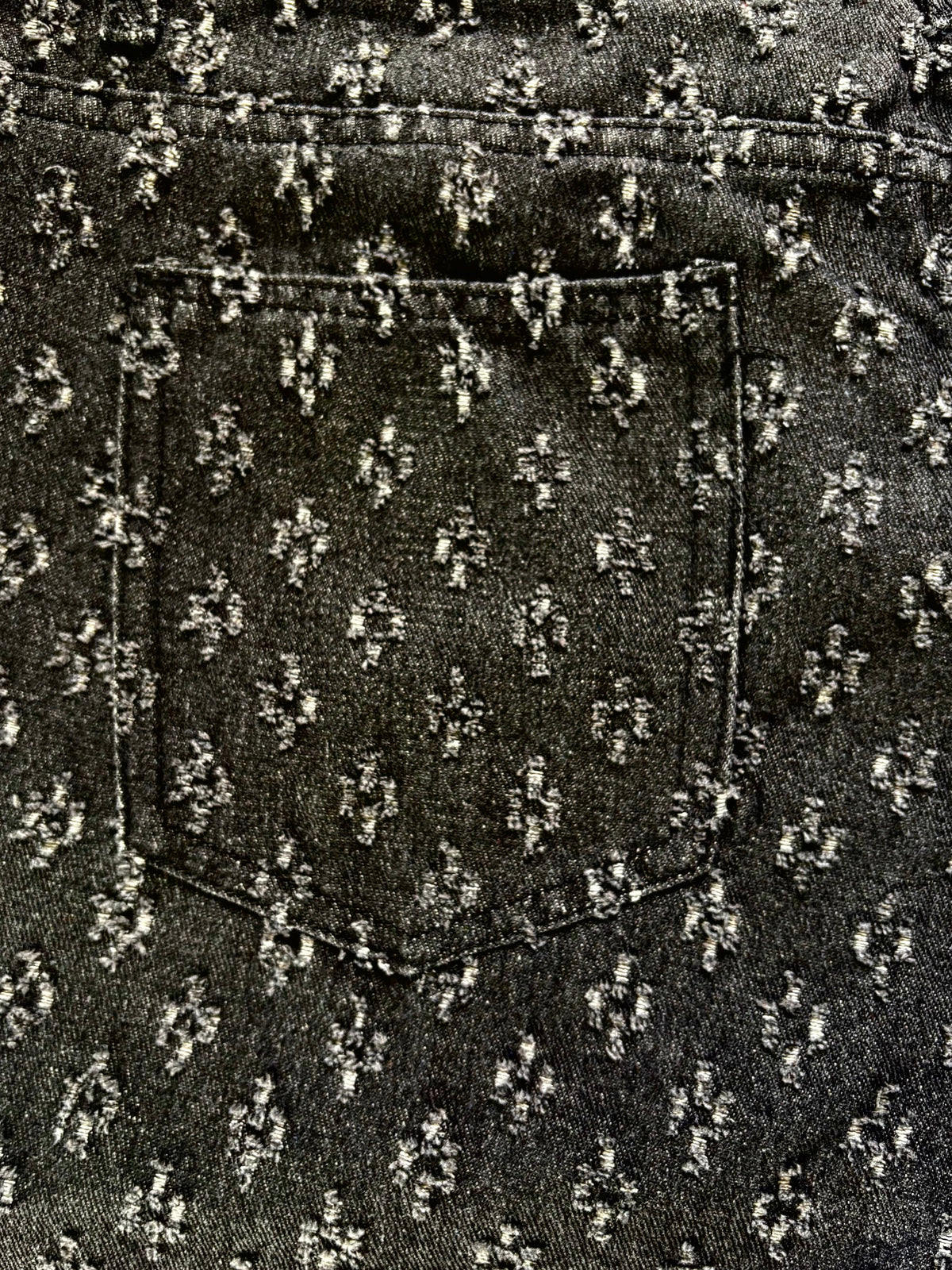 SHORT TEXTURÉ - Noir